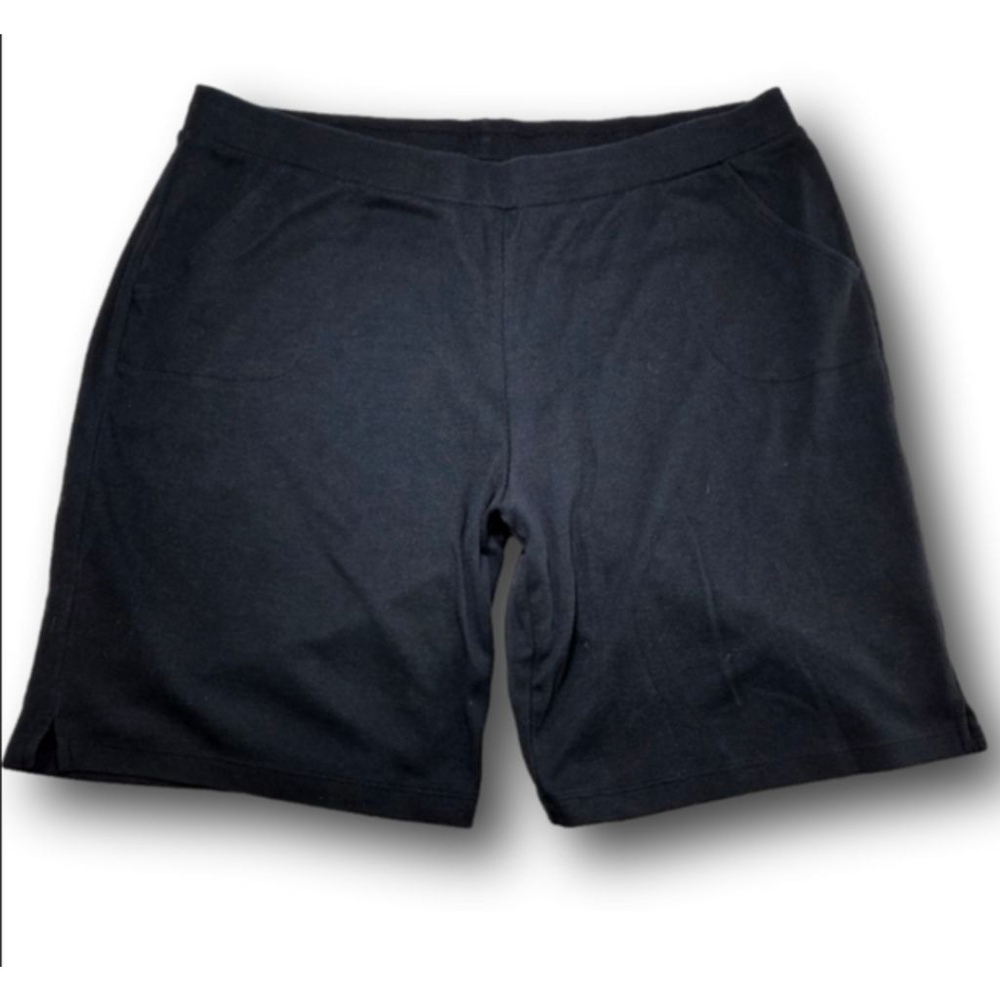 Women's Quacker Factory Athletic Shorts 2X Black